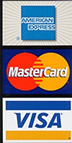 WE ACCEPT MAJOR CREDIT CARDS